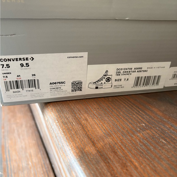 NWT Rick Owen’s DRKSHDW x Converse platform high-top sneakers W 9.5 - Picture 5 of 5